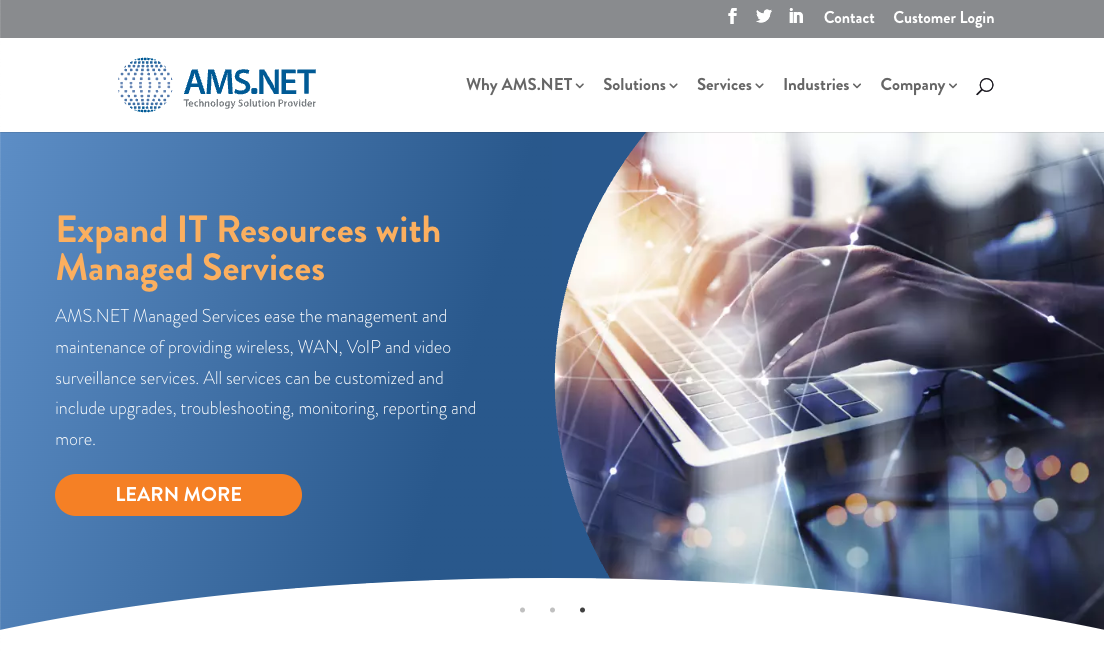 AMS.net new website